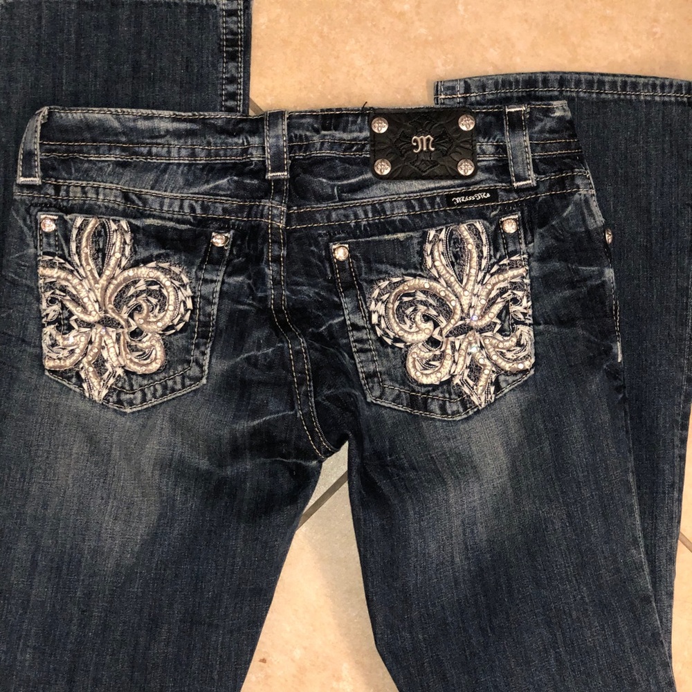 Miss Me Floral Fleur 32 x 34 Jeans NWOT